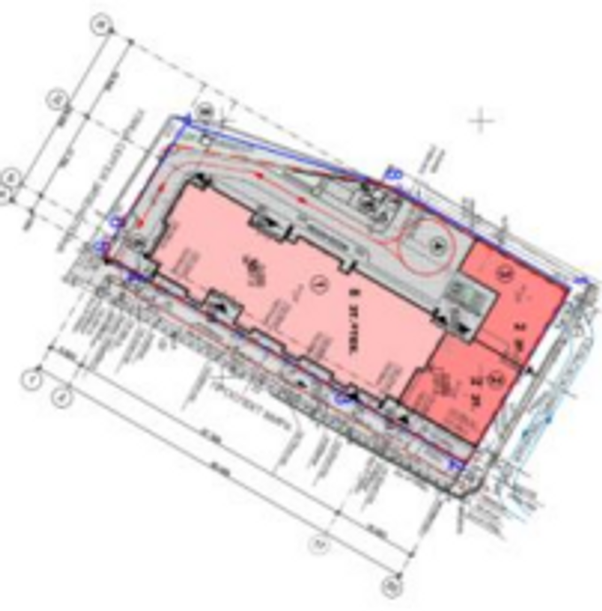 Современный строящийся бизнес центр на первой линии Проспекта Мира
