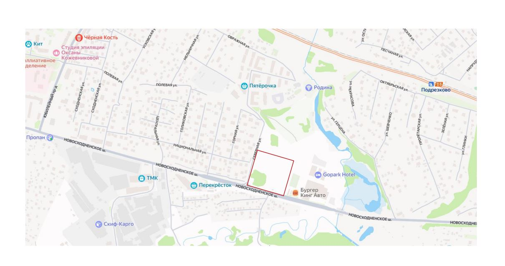 Земельный участок в Подмосковье