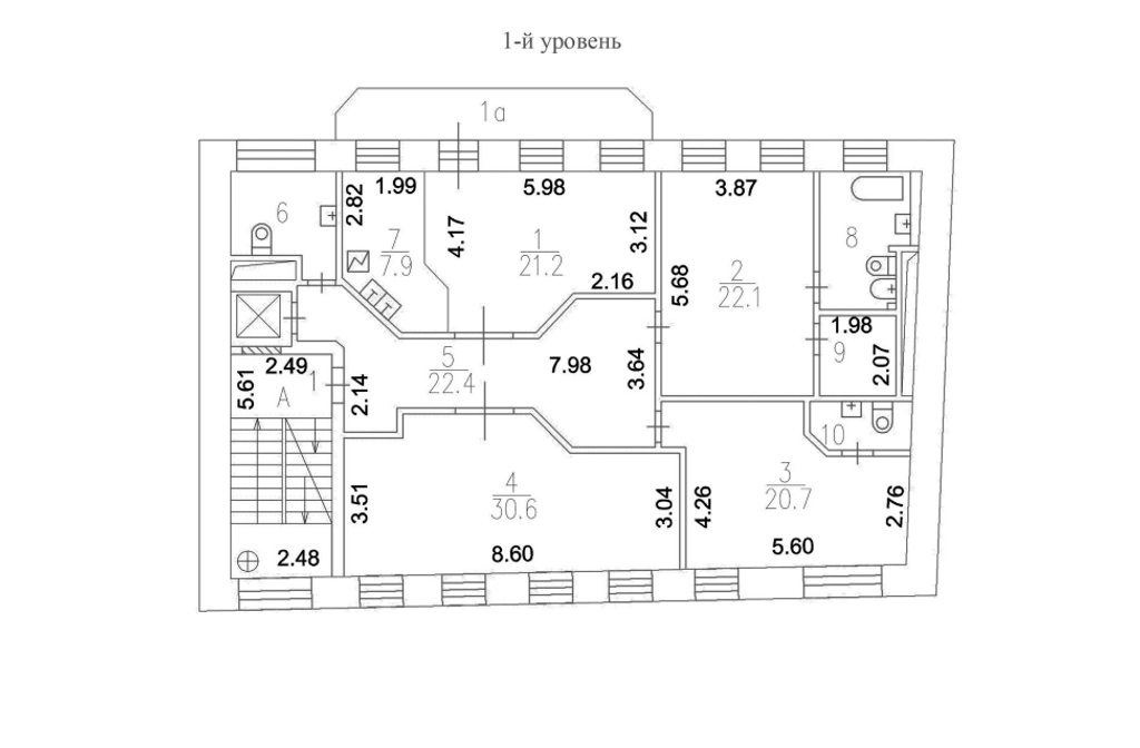 Трехуровневая резиденция премиум-класса на Цветном Бульваре