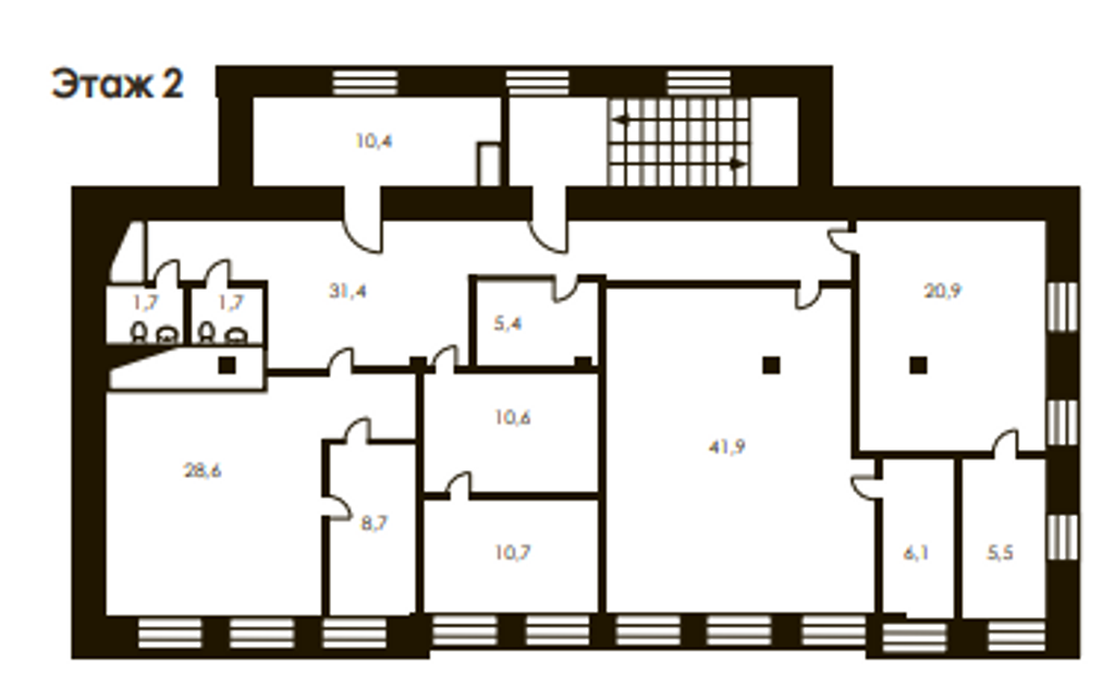 Особняк у набережной в центре Москвы