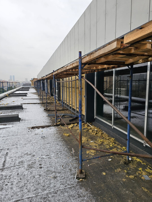 Современный строящийся бизнес центр на первой линии Проспекта Мира