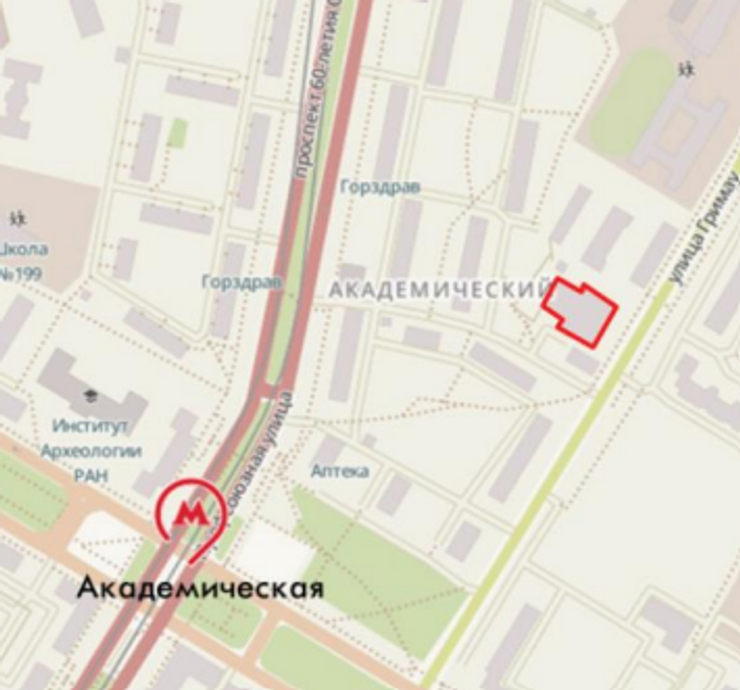 Земельный участок в Академическом районе